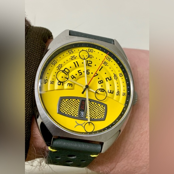 XERIC Halograph III Seiko NH36 Automatic Limited Edition Yellow Wristwatch